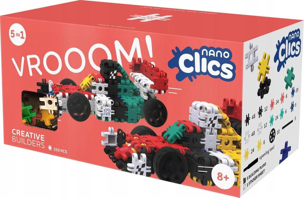 Nano Clics Für kreative Baumeister 250 Teile, Clicformers Produktbild 