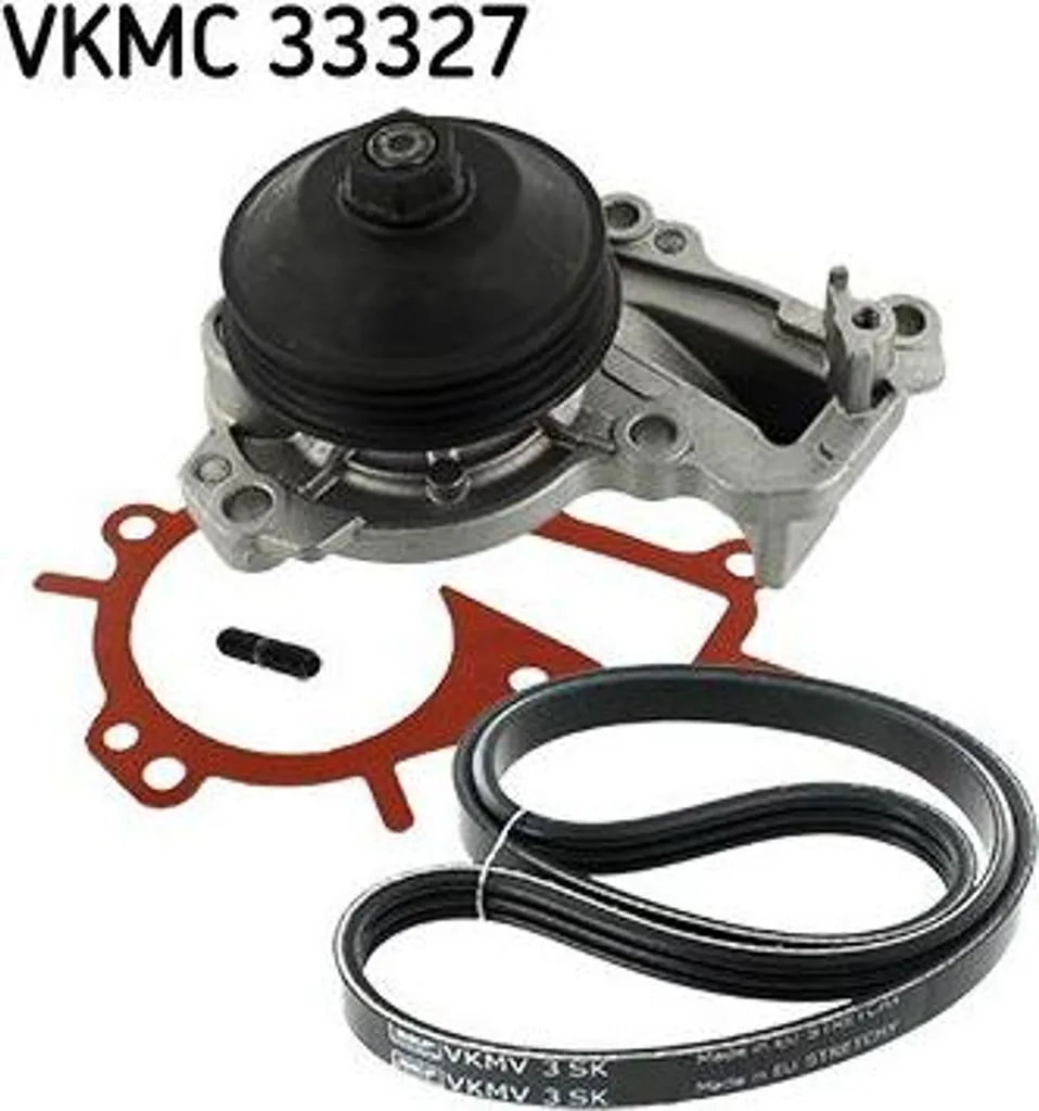 Kit Pompe à Eau SKF VKMC 33327 pour Peugeot 208 3008 5008 et Citroën C3 C4