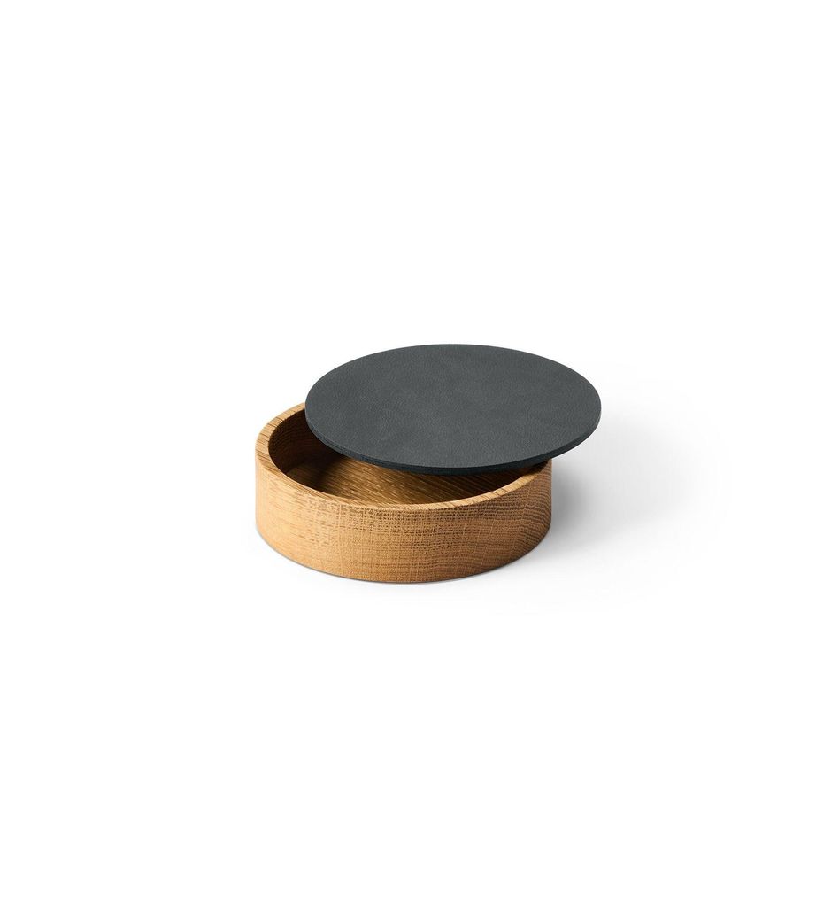 Lind DNA Wood Box & Lid CIRCLE Bull Oak Holzkiste mit Deckel