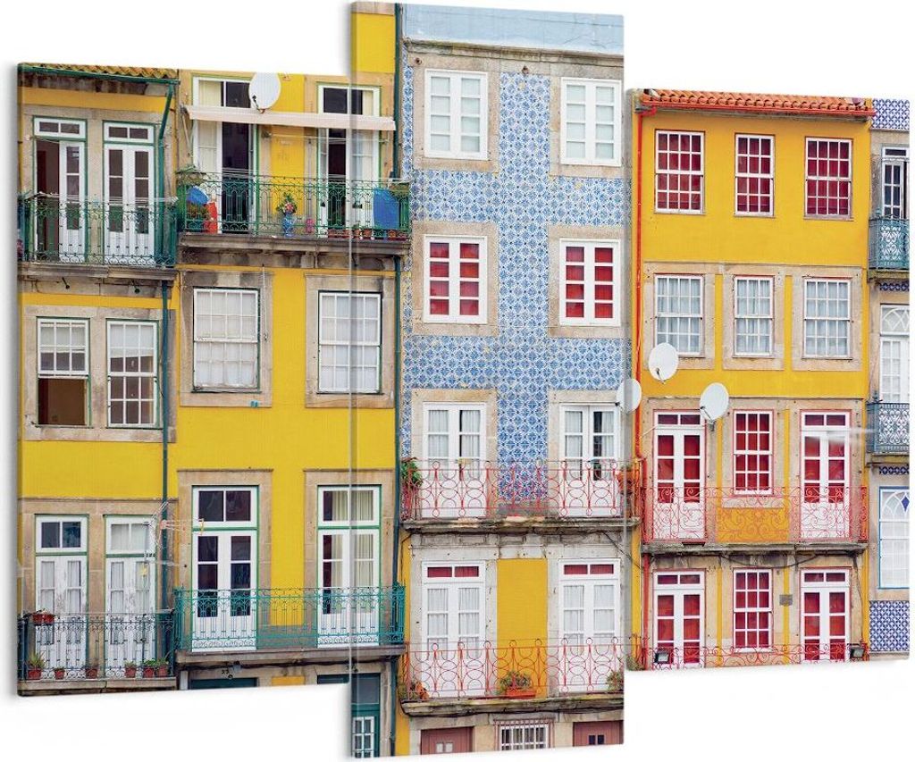 Bild auf Leinwand - Leinwandbild - 3 Teile - Casas Ribeira Produktbild 