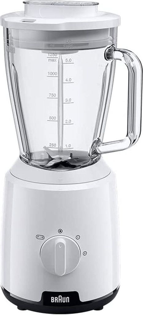 Braun Household PowerBlend 1 JB1050WH Standmixer 1,5 l Glas Produktbild 