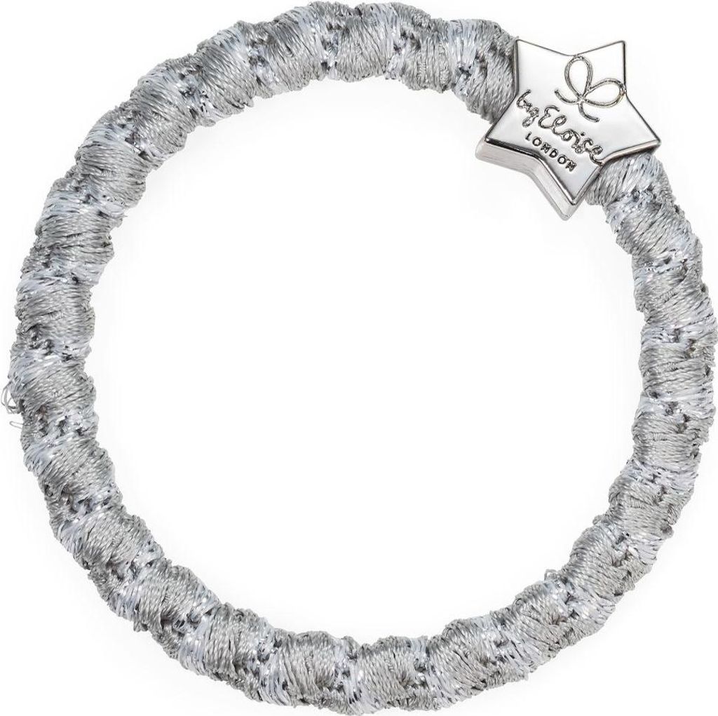 By Eloise London Silver Star Woven Silver Shimmer Produktbild 