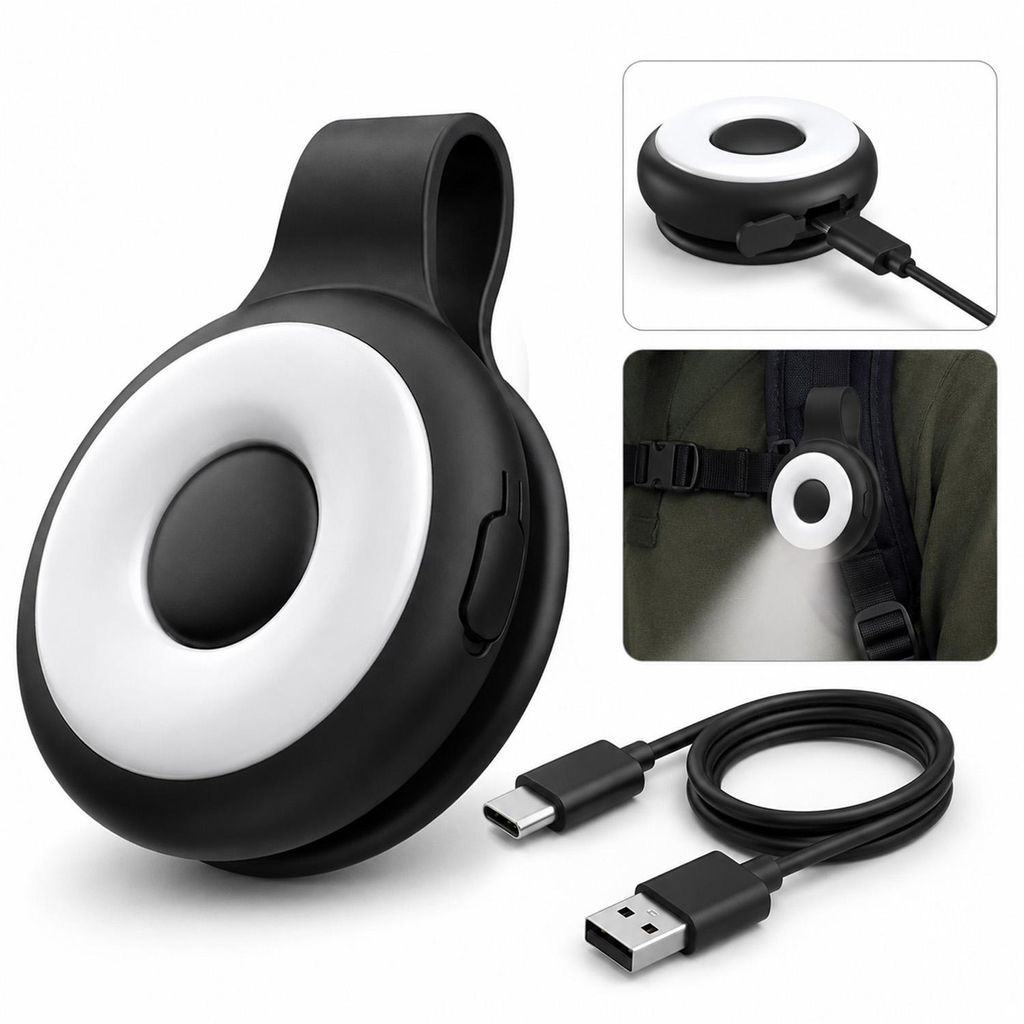Handy Licht & Selfie Licht mit Magnet, 5 Helligkeitsstufen, Produktbild 
