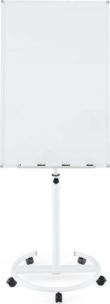 Verstellbare, rollbare Whiteboard-Tafel mit Magneten und Markern