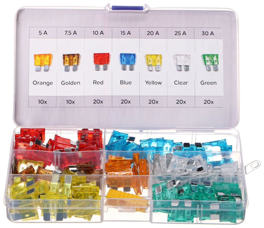 MECHANISCHE SICHERUNGEN SET 1, 5-30A, 120 Stück