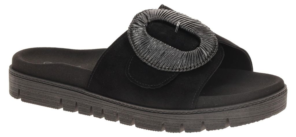Gabor 83.742 Damen Pantoletten - Pantolette schwarz NEU