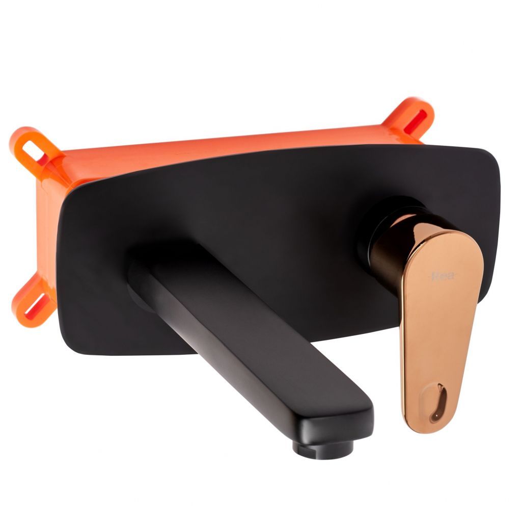 REA Unterputz Armatur MILD BLACK ROSE GOLD + BOX