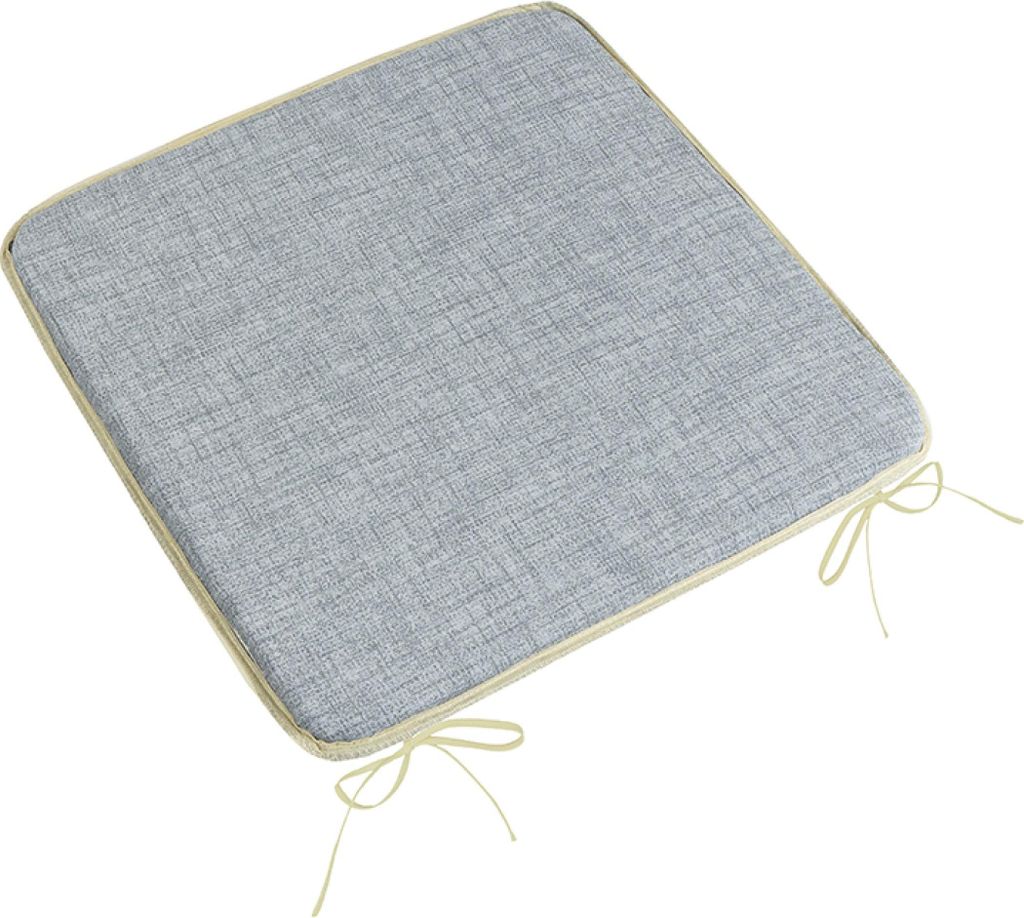 Sitzkissen LADA glatt - 40x40 cm - Grau
