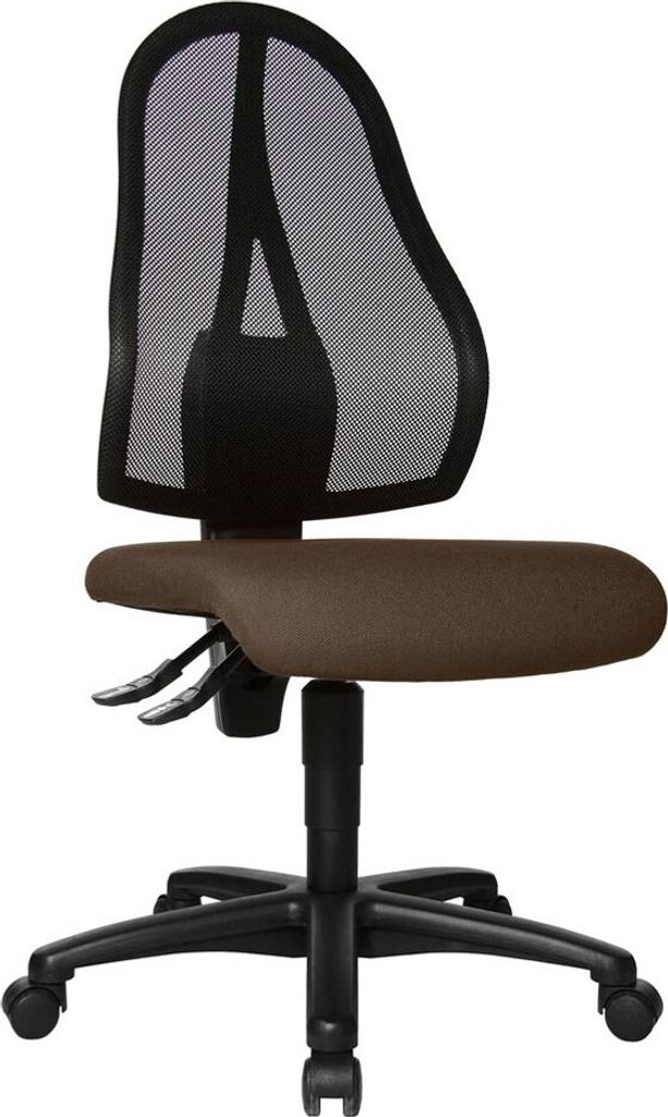 Topstar Bürostuhl Open Point P, OP100 G08 dunkelbraun, schwarz Stoff