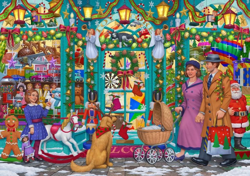 Bluebird Puzzle Spielzeugladen Puzzle 2000 Teile Karton