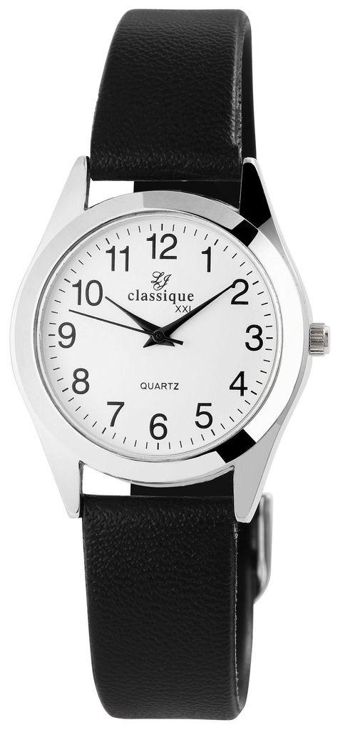 Herrenuhr Kunstleder  aus Kunstleder, klassische Damenuhr, Produktbild 