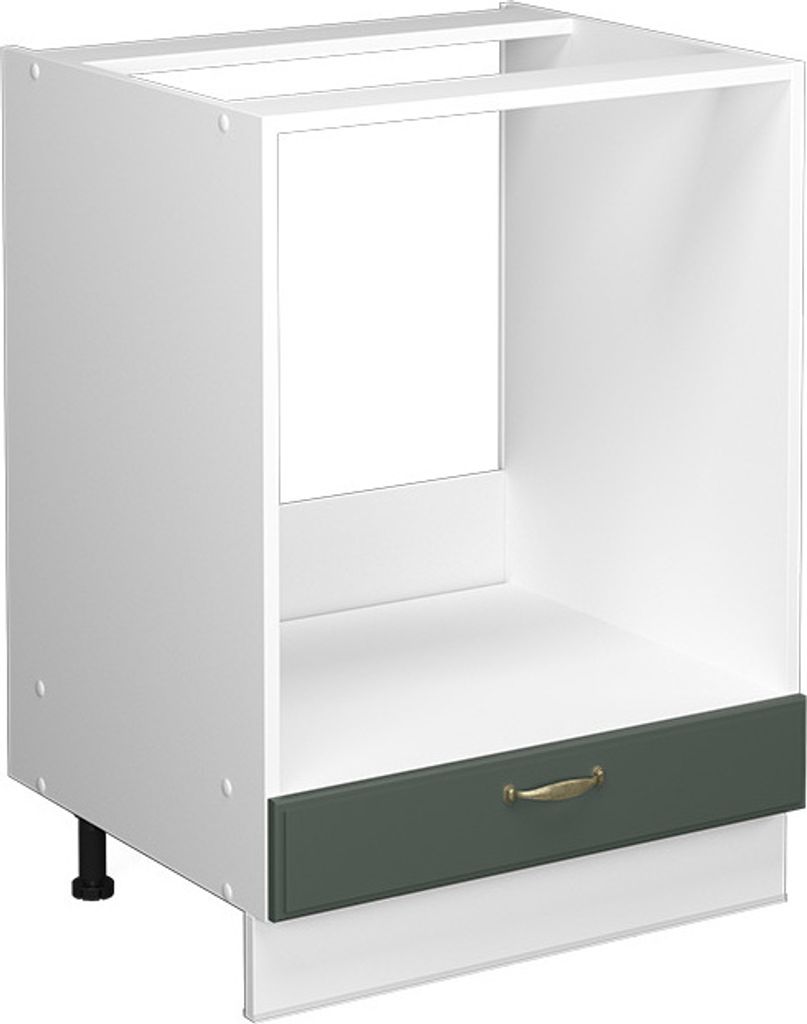 Herdumbauschrank Vicco Fame-Line Grün-Gold Landhaus 60 cm Produktbild 