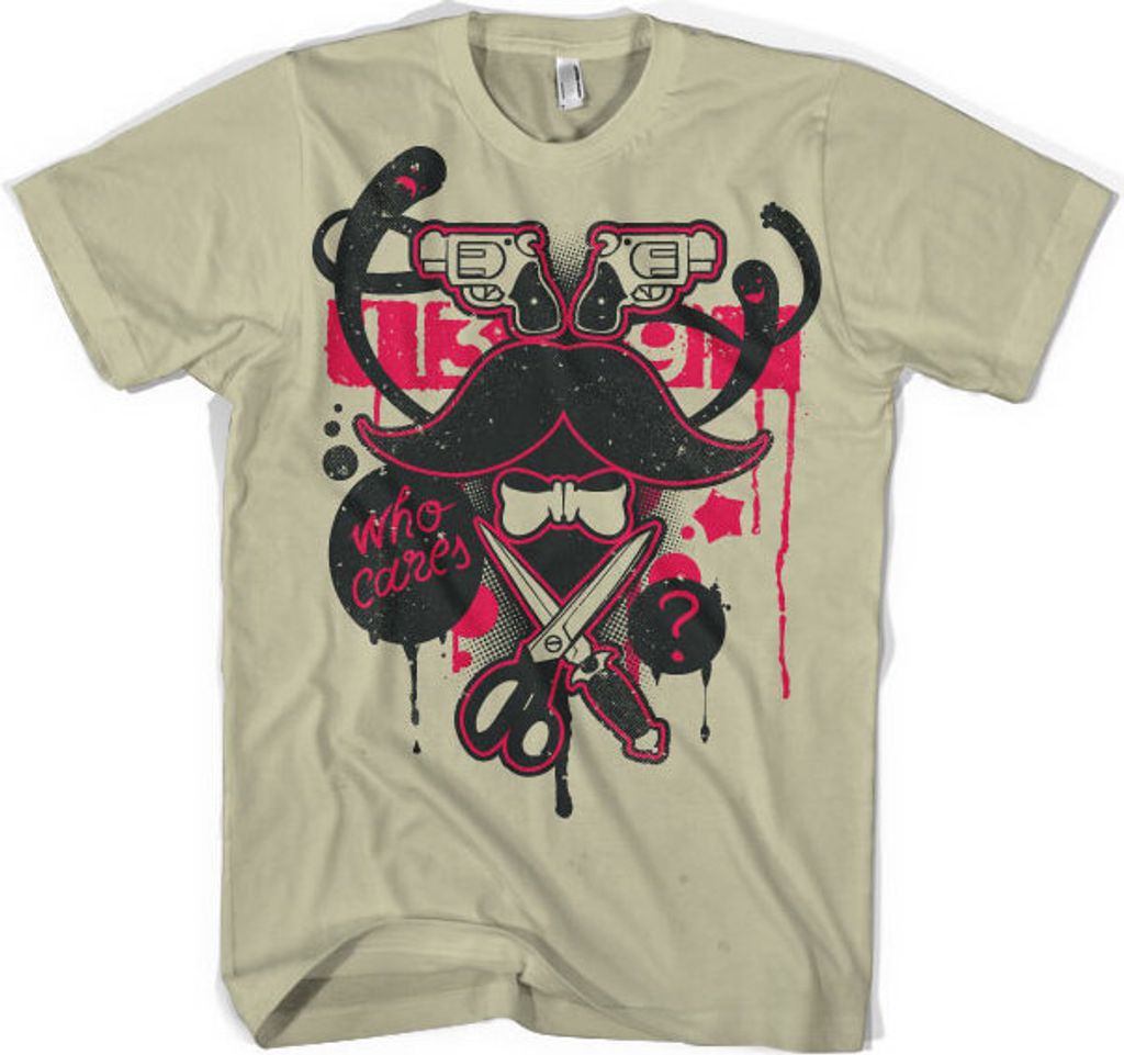 Who Cares T-Shirt - Large - Khaki