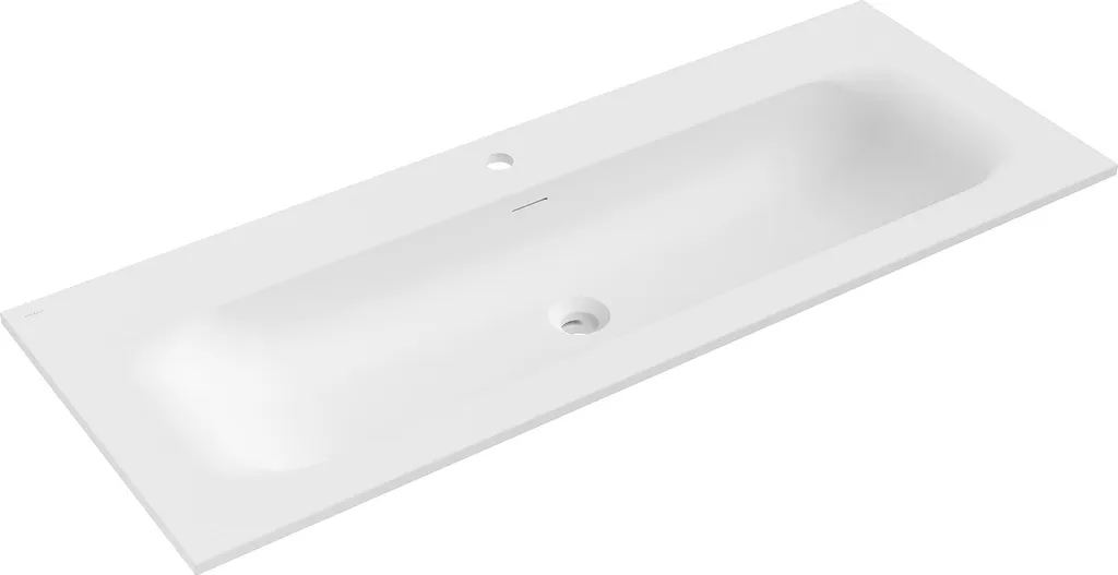 Vasque à Encastrer 121 cm Anti-Traces Blanc Mat Mexen Vela 25231201
