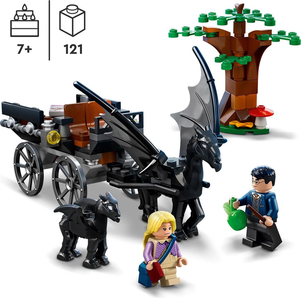 LEGO 76400 Harry Potter Hogwarts Kutsche mit Thestralen, Produktbild 3