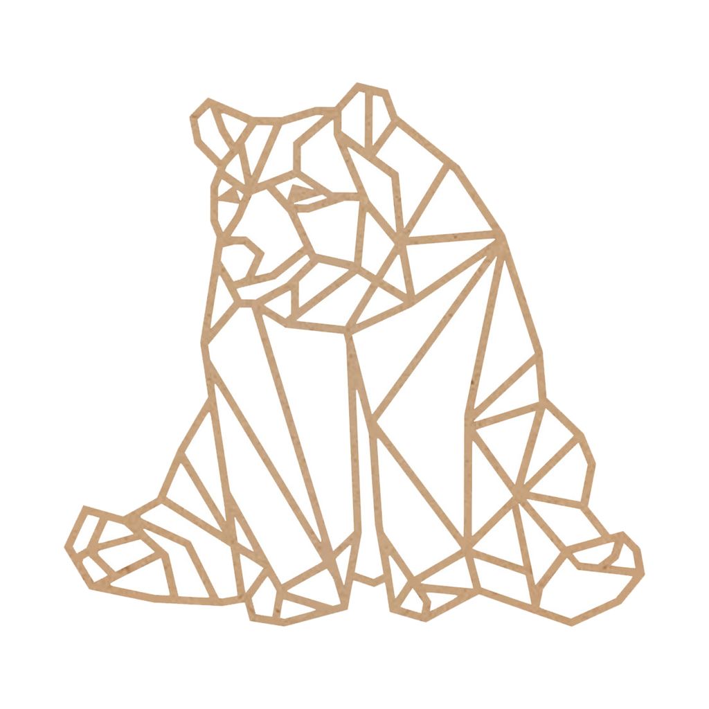 Casa Sentir Fauler Bär Wanddekoration - Medium - Natur | Sontige Dekoartikel