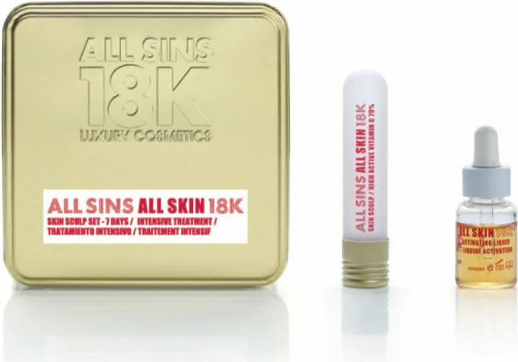 Soin Intensif Corps et Visage All Sins 18K Sculp Cure Régénérante 2 pz
