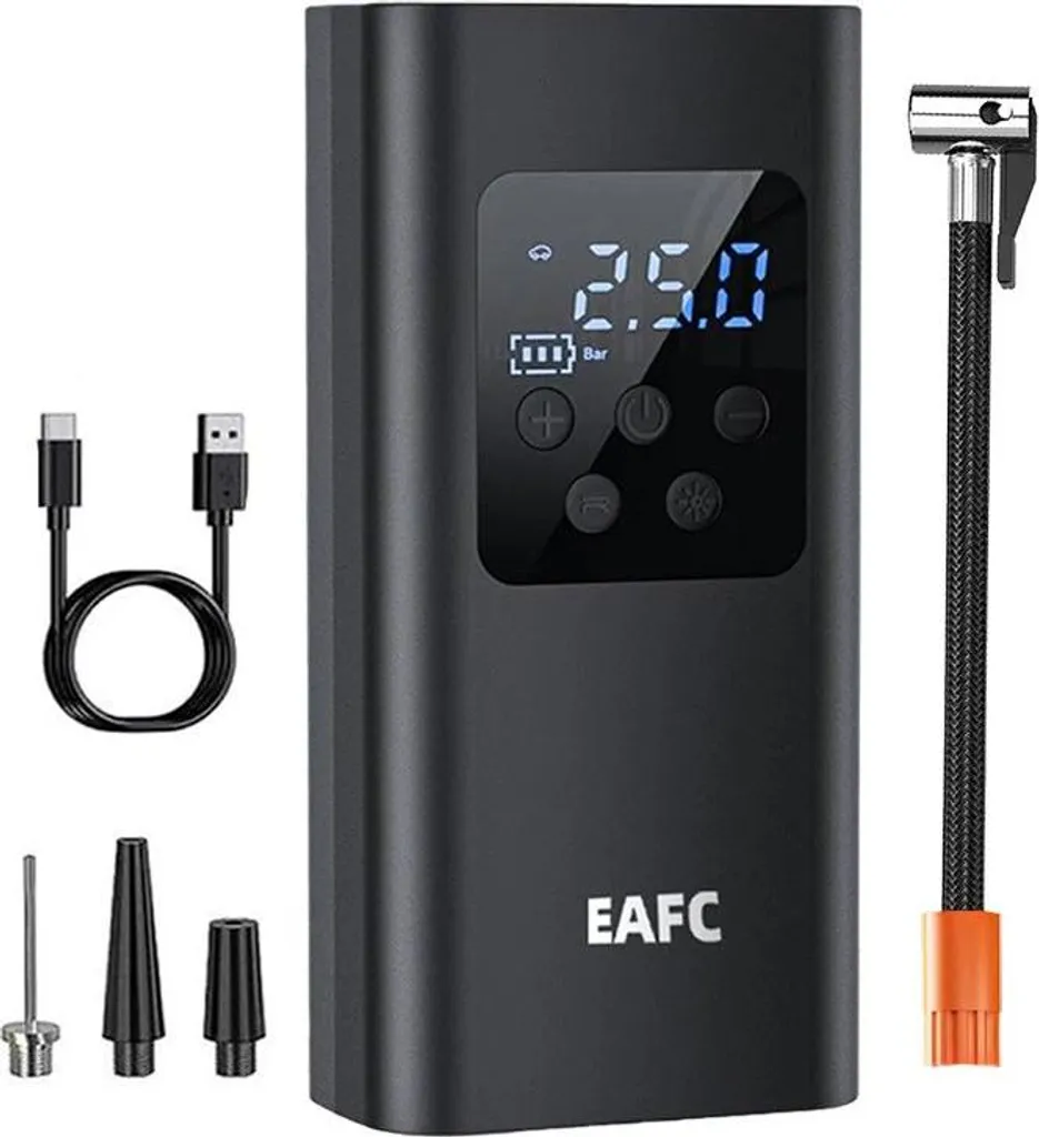 Compressore Aria Batteria 6000mAh - Gonfiatore Elettrico Professionale
