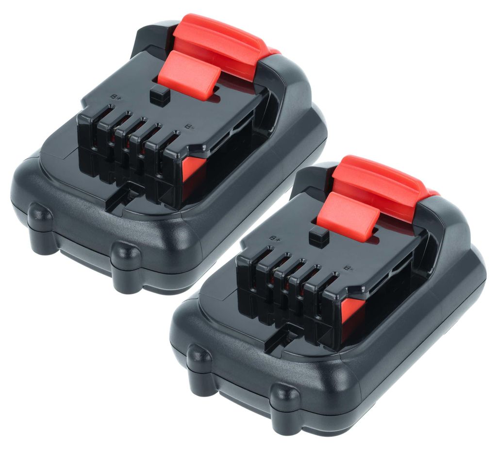 vhbw 2x Akku kompatibel mit Dewalt DCS310S1, DCT410N, DCT410, DCT410D1-QW, DCS310N, DCS310S2, DCS310D2-QW, DCS310B Werkzeug (2000 mAh, Li-Ion, 12 V)