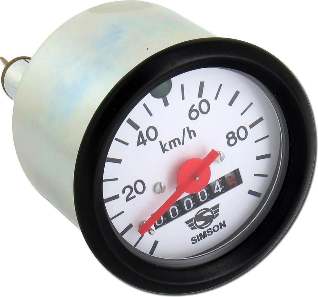 Tachymètre analogique 12V Ø60 mm compatible Simson S51 et série S70