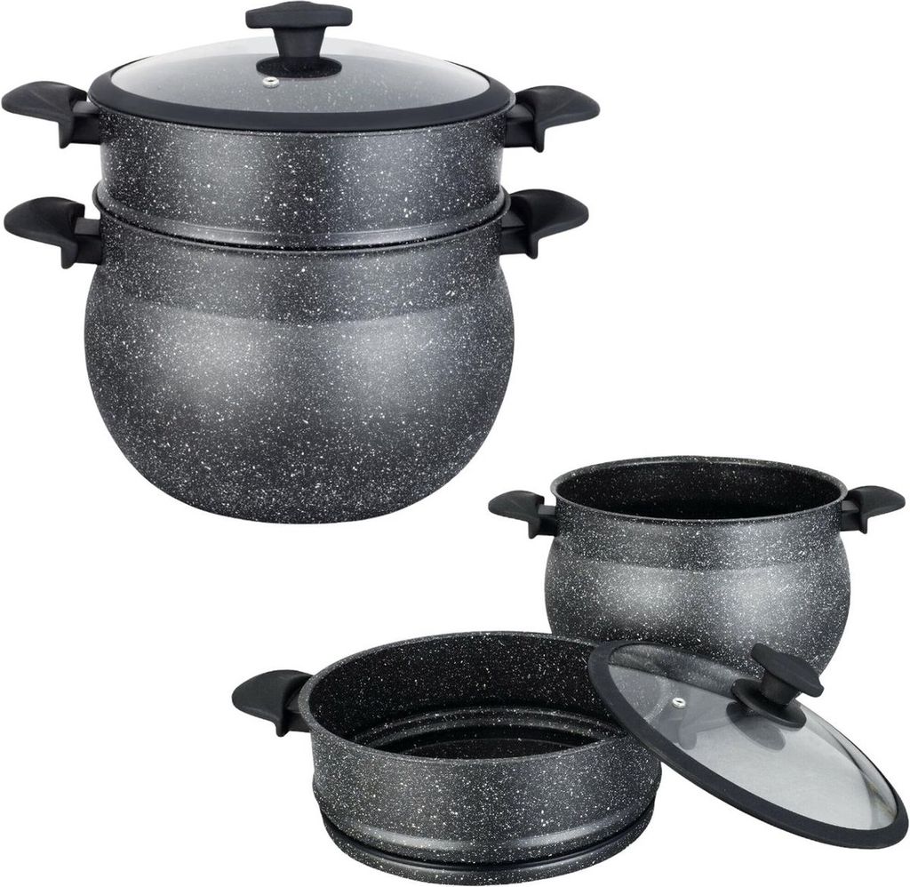 Royal Swiss - Couscoustopf aus Stein - 8L - Geeignet für Produktbild 