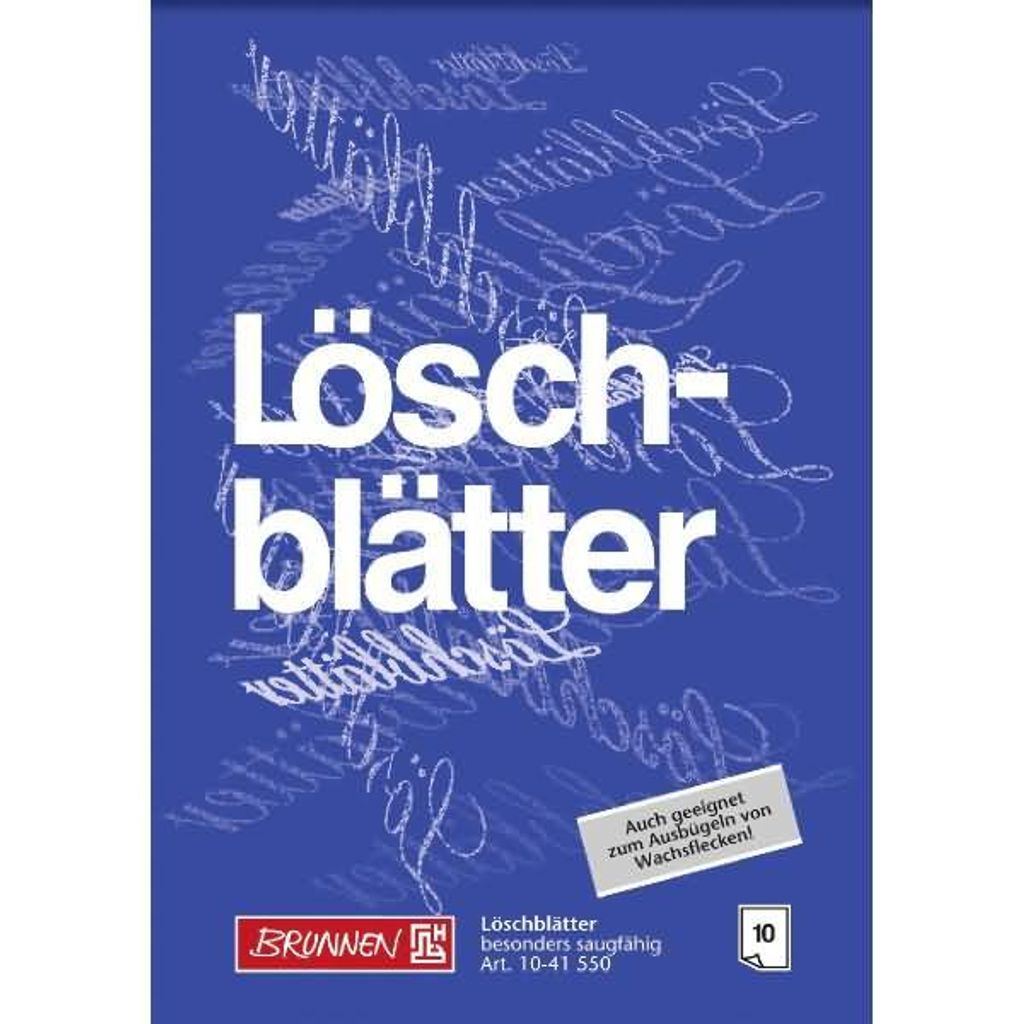 BRUNNEN Löschblatt Block A5 10 Blatt 1041550 Produktbild 