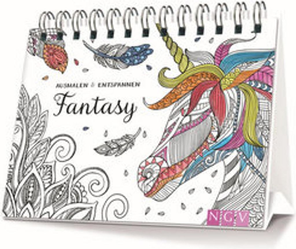 Fantaisie - Coloriage - Mise en place - Détente : Livre de Image du produit 