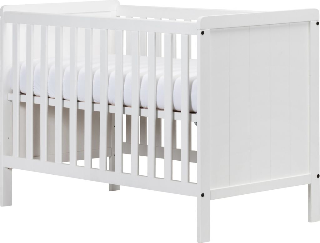 Europe Baby Ralph II Babybett Mattweiß 60 x 120 cm Produktbild 