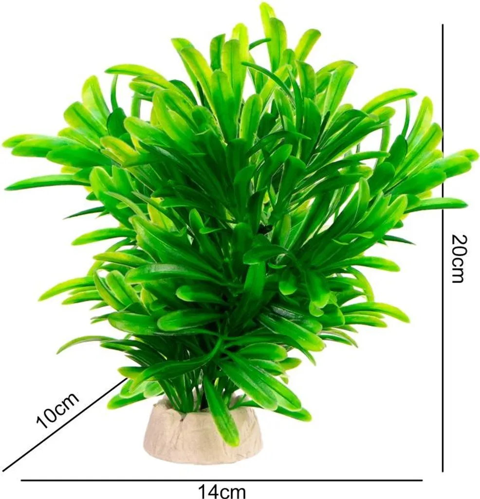 Kruger Meier Plant Green Blade plante artificielle aquarium décorative