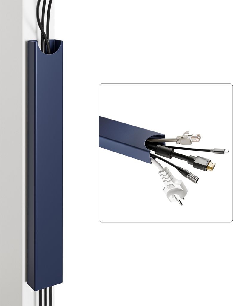 Desktronic Magnetischer Kabelkanal Schreibtisch, Produktbild 