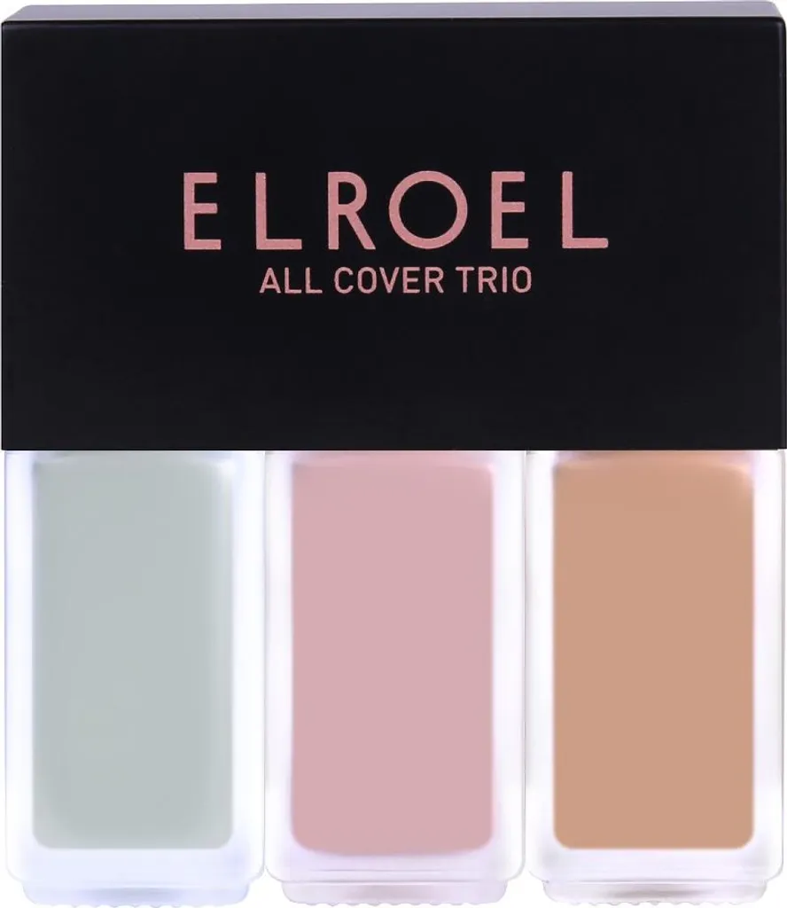 Mini Palette Anticernes Haute Couvrance Elroel All Cover Trio de 4,5 g
