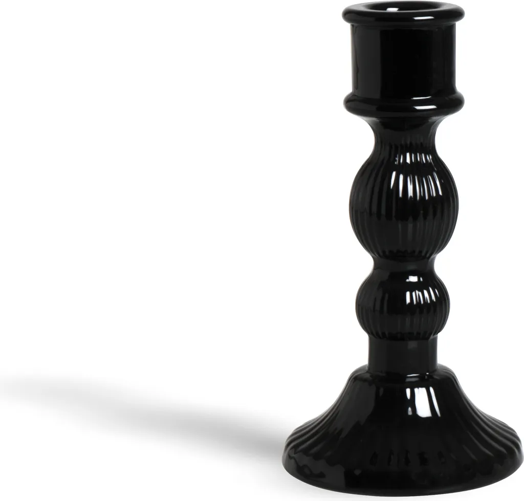 Bougeoir Excelsa Light Nero - Protégez vos Meubles avec Style 15 cm