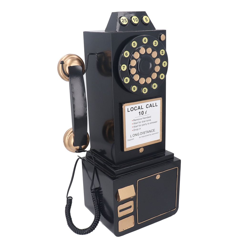 Vintage telefonní model, vytáčení pevné linky | Kaufland.cz