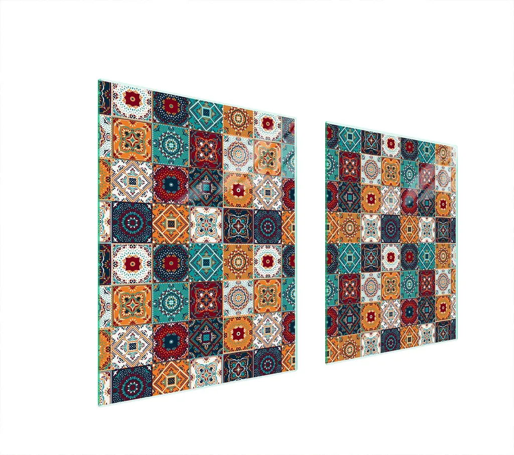 Protezione Piano Cottura Vetro 85x52 cm | Mosaico Alta Resistenza