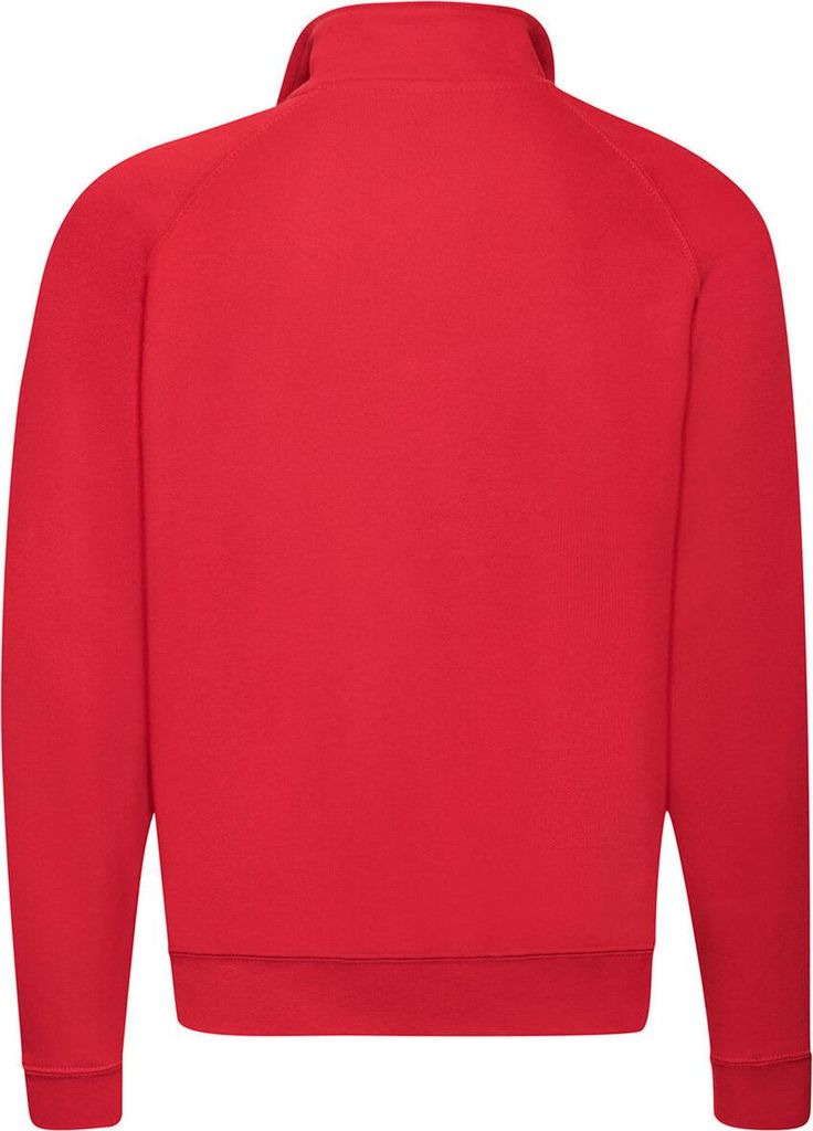 Fruit Of The Loom Felpa Con Zip E Colletto Jersey - 80% Cotone, 260-280 G/m² - 2