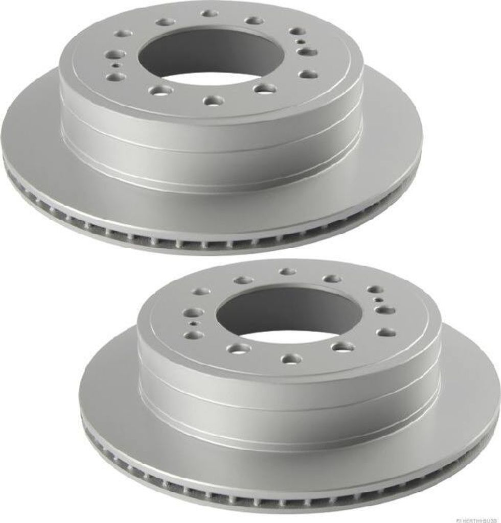 2 Jakoparts Bremsscheiben hinten für Toyota Land Cruiser