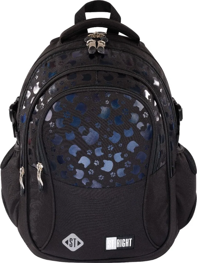 Sac à dos 4 compartiments BP1 Black Cats Majewski - École et Loisirs