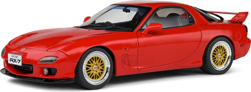 Mazda RX-7 FD RS 1994 1:18 Rouge - Idée Cadeau Idéale pour Collectionneur JDM