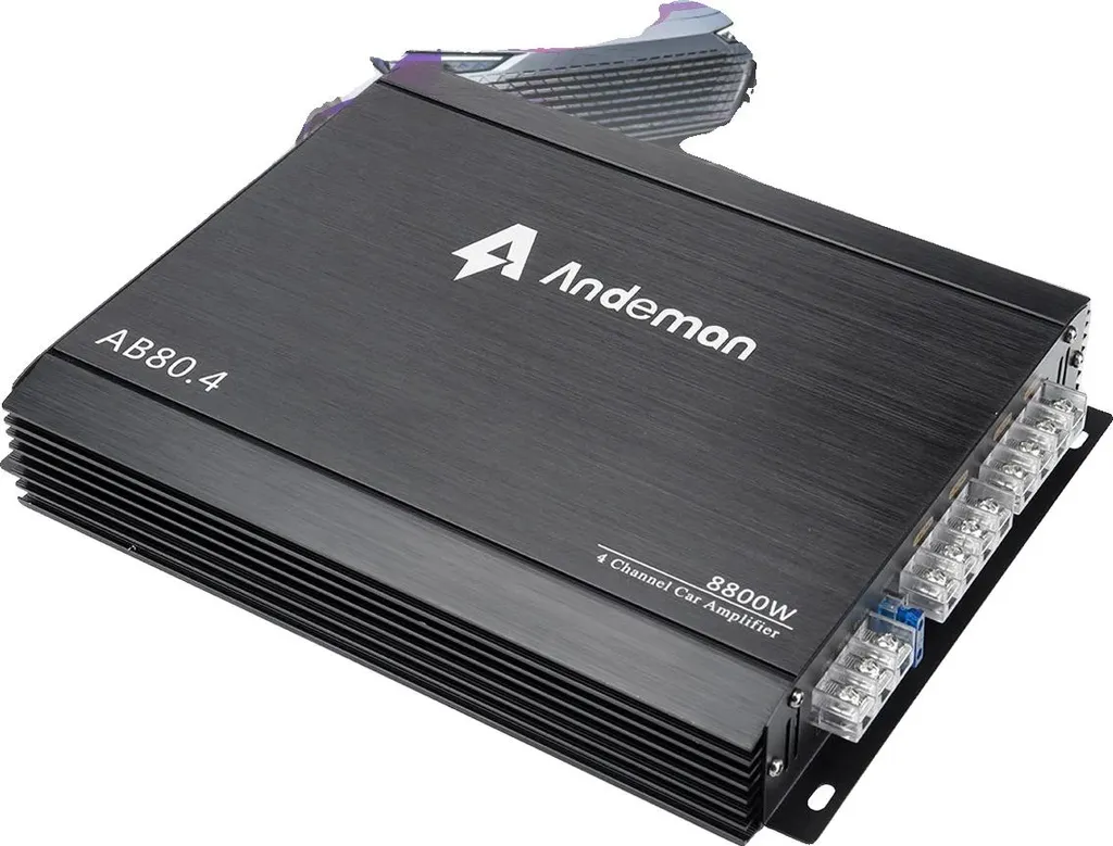 Amplificateur voiture 12V ultra puissant 8800W boîtier aluminium slim
