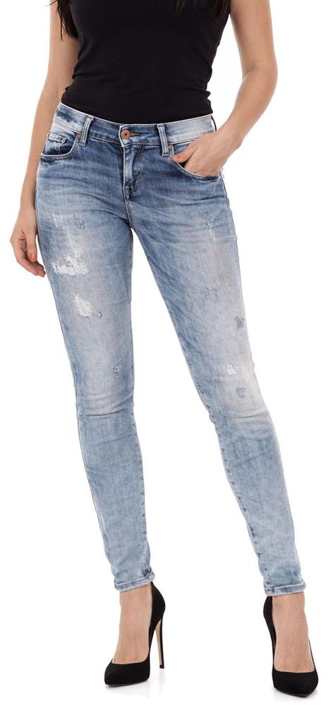 Diesel Grupee-Ankle 084DK Damen Jeans Hose Slim Skinny