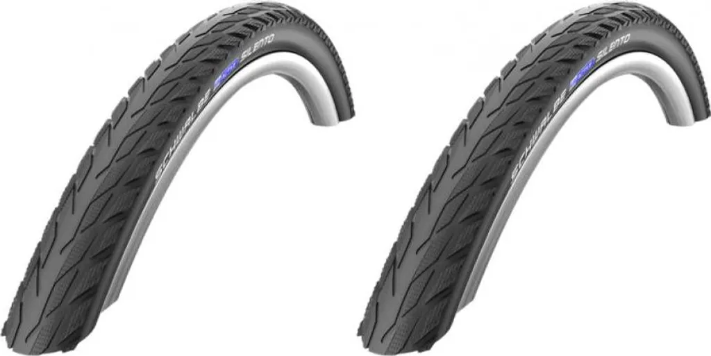 Pneu vélo 28 pouces 42-622 Schwalbe Silento : lot de 2 pneus à tringle