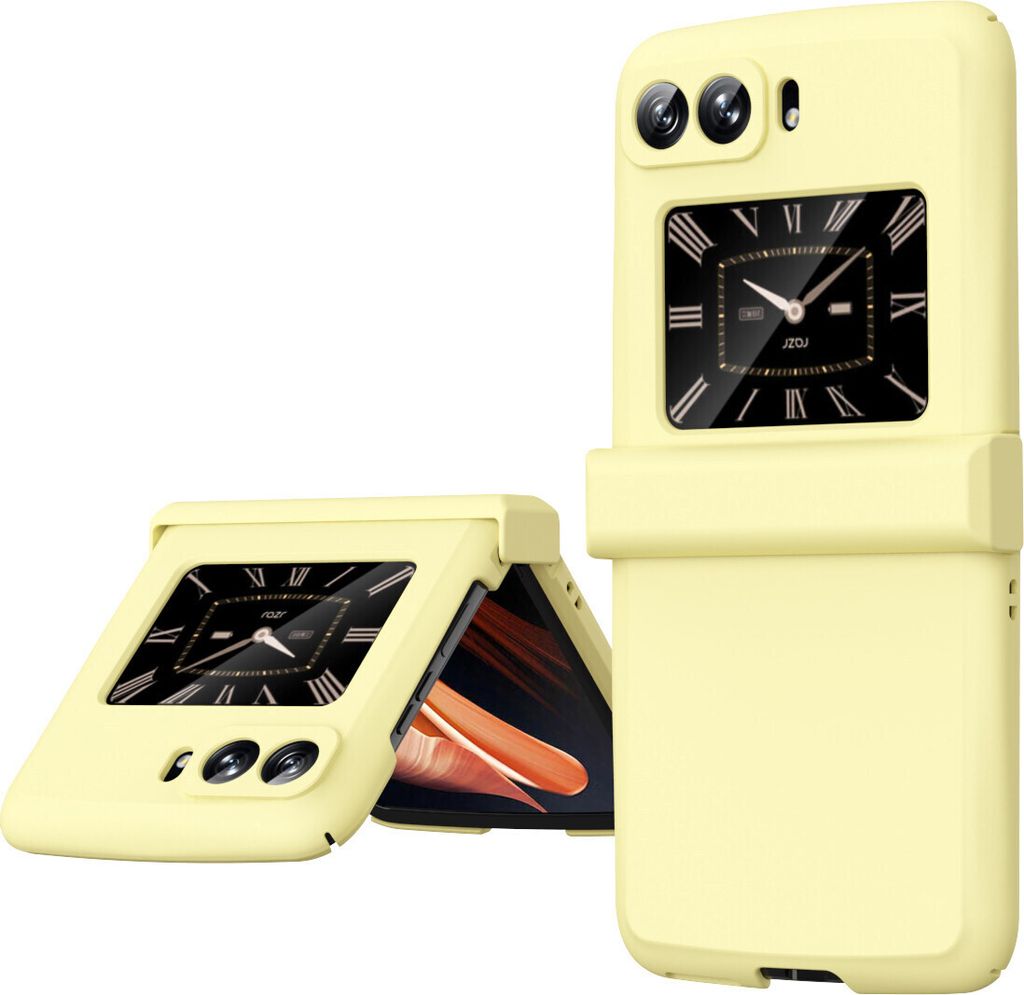Moto Razr 2022 Hülle, Scharnierschutz Matt PC Stoßfest Produktbild 