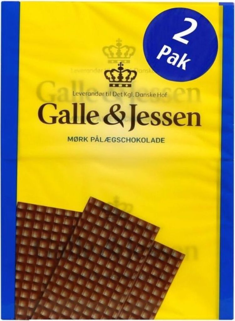 Paalaegschokolade BLAU Zartbitterschokolade 2x108g Obrázok produktu 