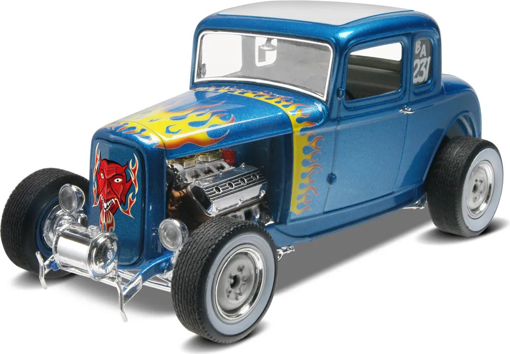 Maquette Ford 1932 5 Window Coupe Revell : Réalisme et Précision 2n1