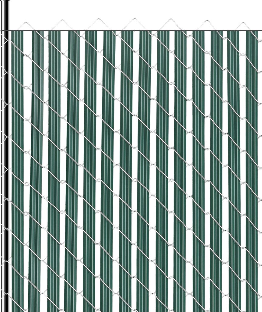 VEVOR Sichtschutzlamellen 1130 mm für Maschendrahtzaun, hochdichte HDPE-Drahtgeflechtlamellen, perfekt für Garten, Bauernhof, Sportplatz (grün)