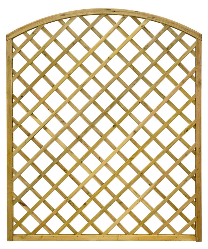 Ligna Gard Rankgitter Lausanne gebogen 11x11 cm Löcher Produktbild 