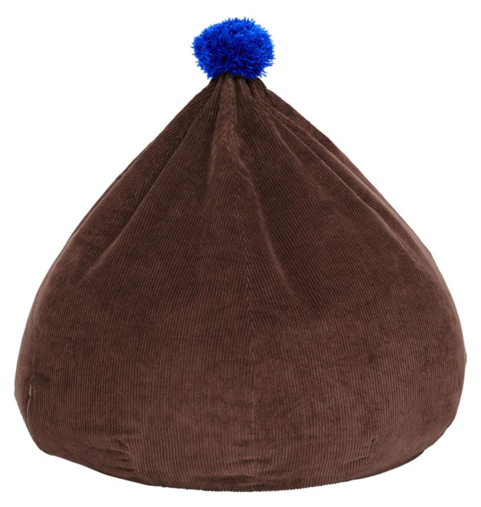 OYOY MINI Corduroy Beanbag M107220 Sitzsack Pouf Chocolate Produktbild 