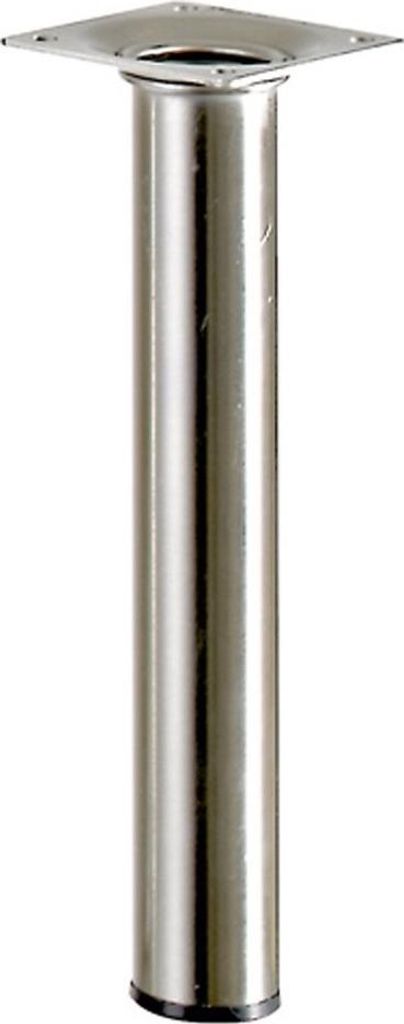 Hettich Tischbein 3,0 x 25 cm Stahl Aluminium-Optik - 1 Stück