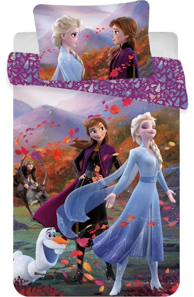 Frozen peuterdekbedovertrek - 100 x 135 cm - Katoen Productafbeelding 
