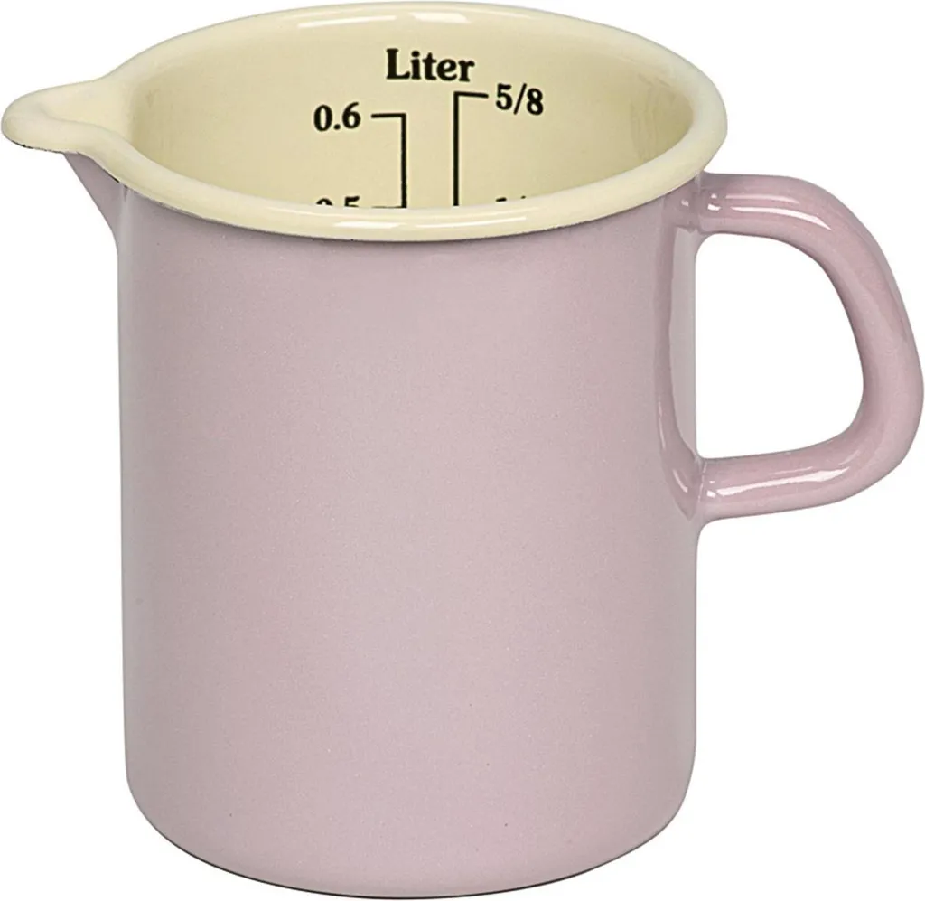 Misura Cucina Riess ⌀9cm 0,5L Smalto Rosa Pastello - Shop Online - 1